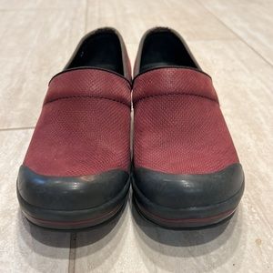 Red Dansko Professional Clog